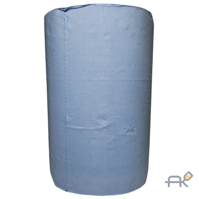 JETAPRO 5850767 Двухслойные очищающие бумажные салфетки. 35х38 см. Цвет: синий /рулон 1000 шт